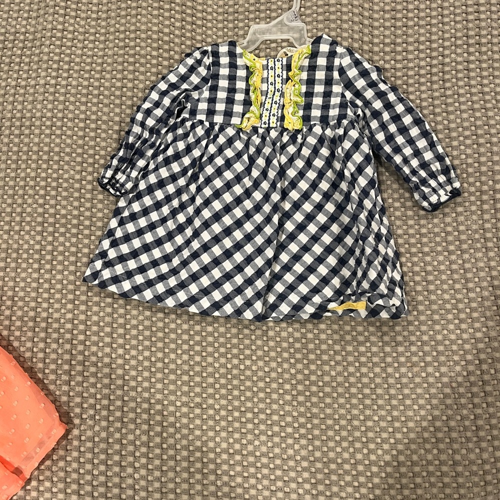 Matilda Jane Navy and White Checkered Dress
